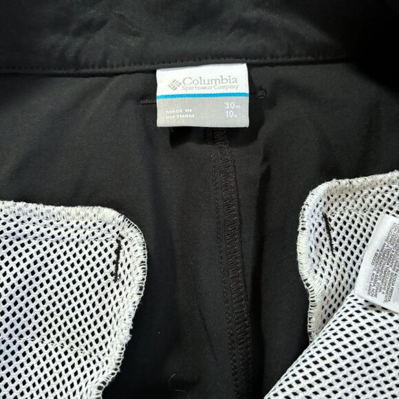 Columbia PFG Shorts Mens 30 Black Terminal Tackle Bottle Opener UPF 50 Fishing - Picture 2 of 9